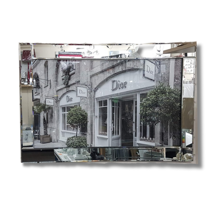 Dior Timeless Elegance Shopfront mirror framed picture