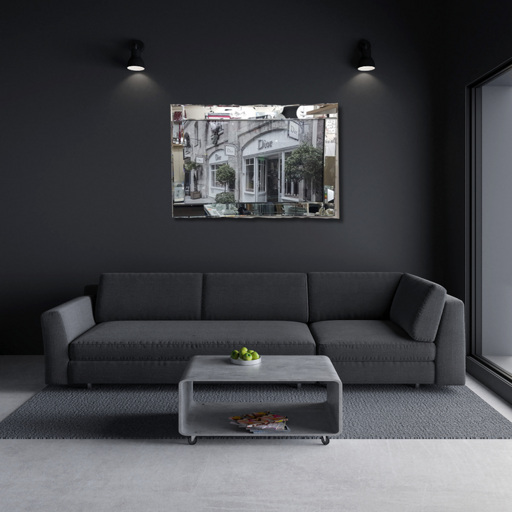 Dior Timeless Elegance Shopfront mirror framed picture