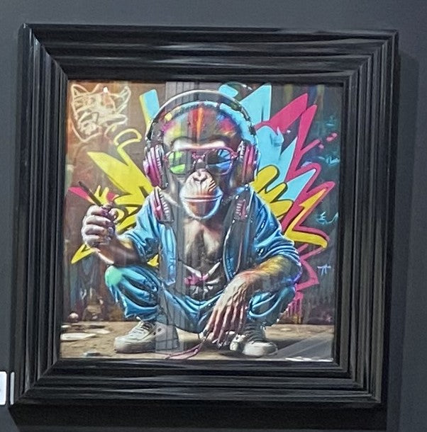 Runa Art Modern Painting DJ Mono - 100% Made In Germany - Graffiti