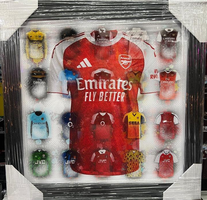 NEW Black Framed Wall Art all colours Jerseys & shirts fan club pictures