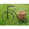 Black Bicycle Planter metal stand décor ornament indoor/outdoor