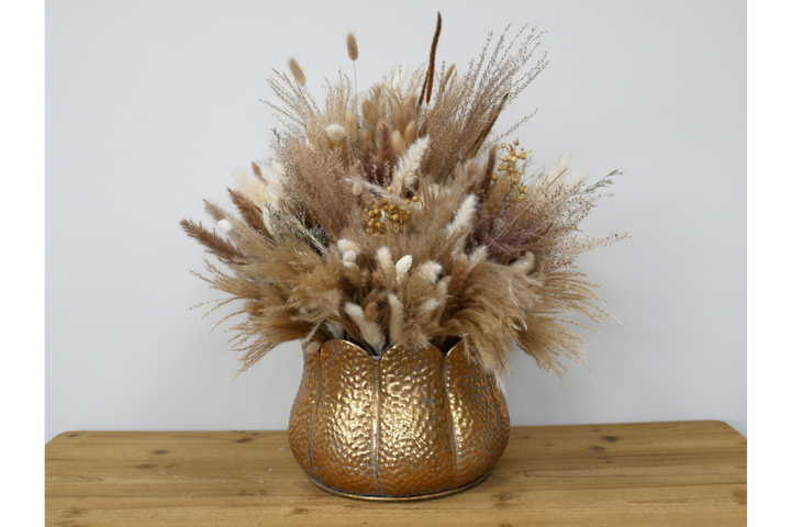 Metal Vase Planter Flower elegant Style artificial dry flowerws Ornament decor