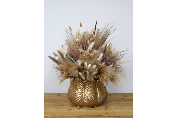 Metal Vase Planter Flower elegant Style artificial dry flowerws Ornament decor