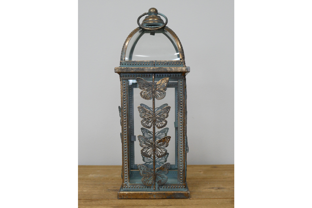 Tall Butterfly Lantern – Elegant Decorative Garden & Home Lantern