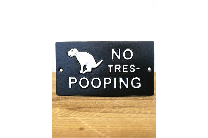 Funny Decorative Wall Signs – No Tres Pooping, Let Them Cook & Private Property