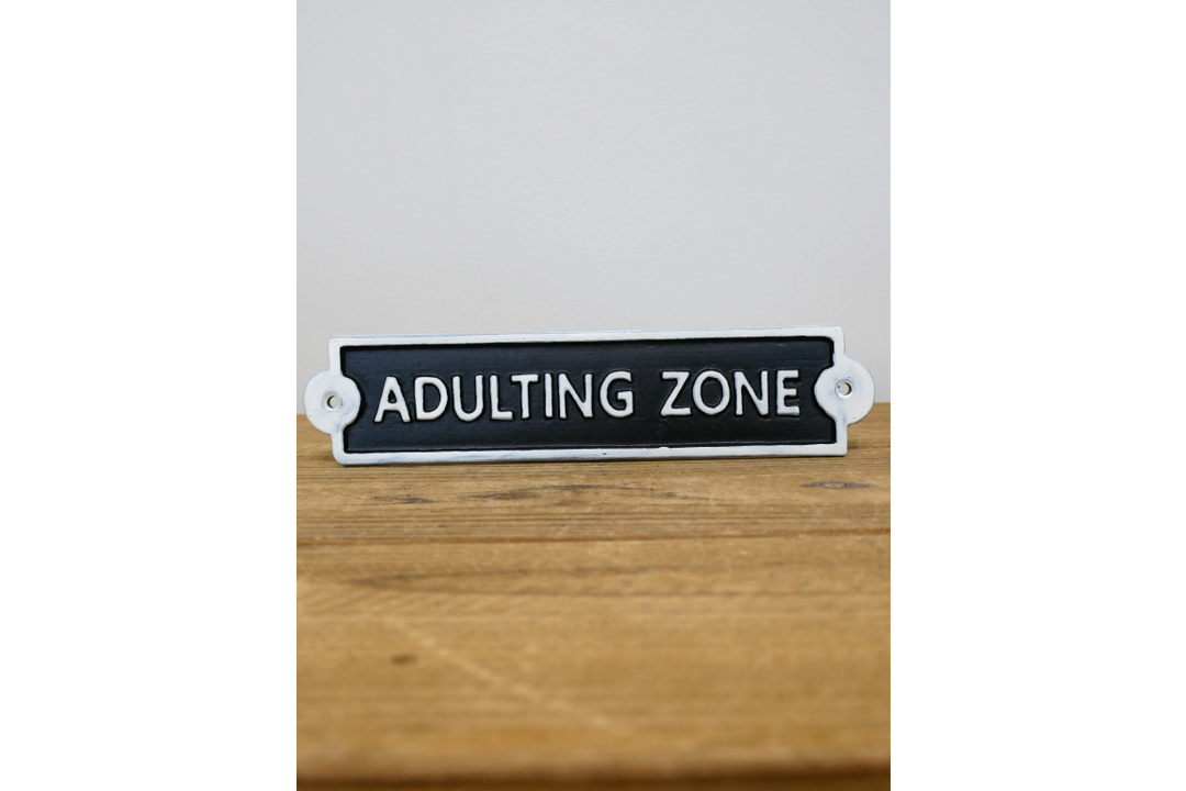 Humorous Bar Wall Signs – Feed a Hangover, This Bar Is the GOAT & Adulting Zone