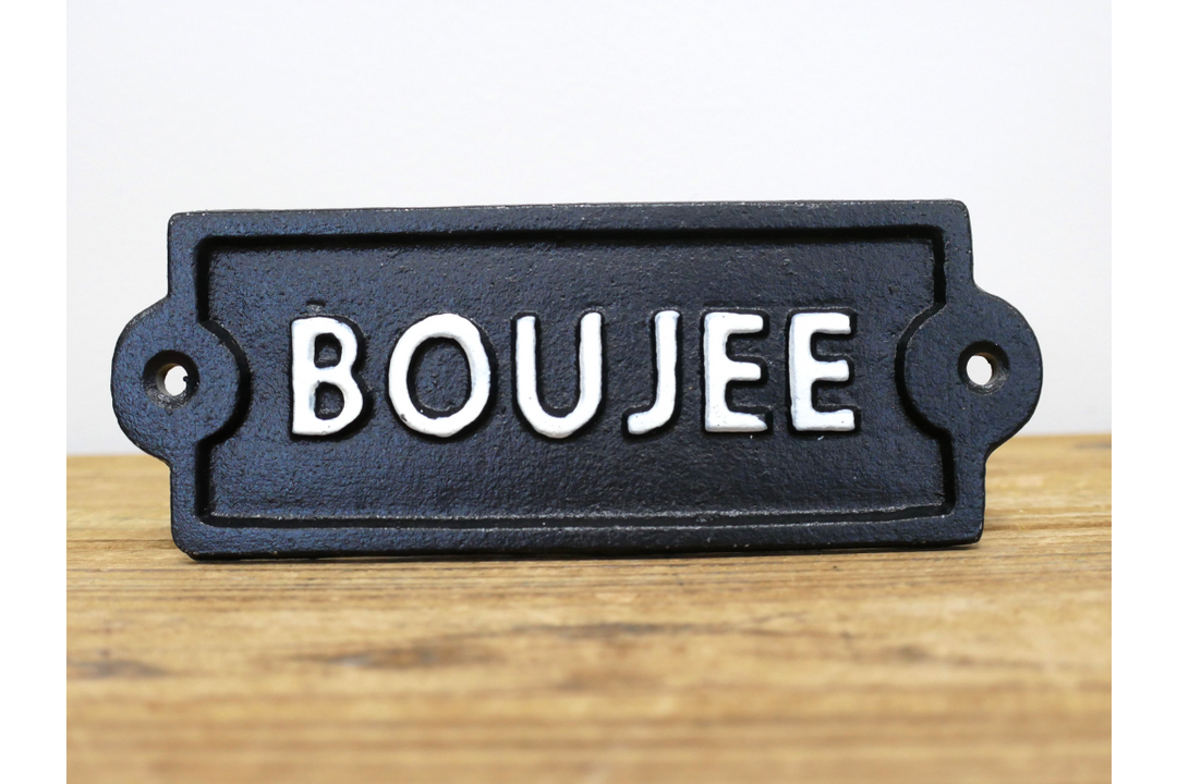 Humorous Statement Wall Signs – Unhinged, Surrounded by Pricks & Boujee Decorative Signs