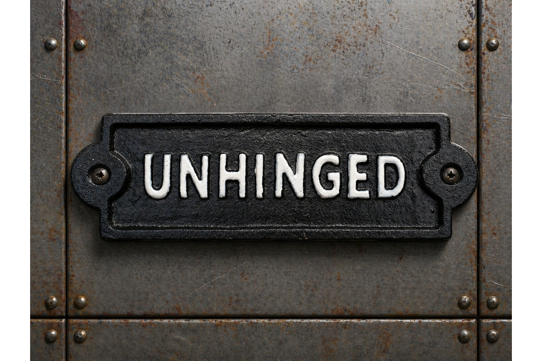 Humorous Statement Wall Signs – Unhinged, Surrounded by Pricks & Boujee Decorative Signs