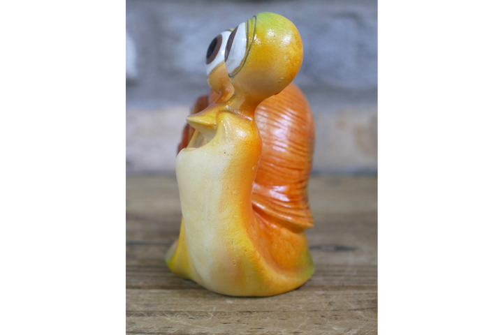 Big Eyes Snail Figurine | Whimsical Decorative Garden & Home Accent