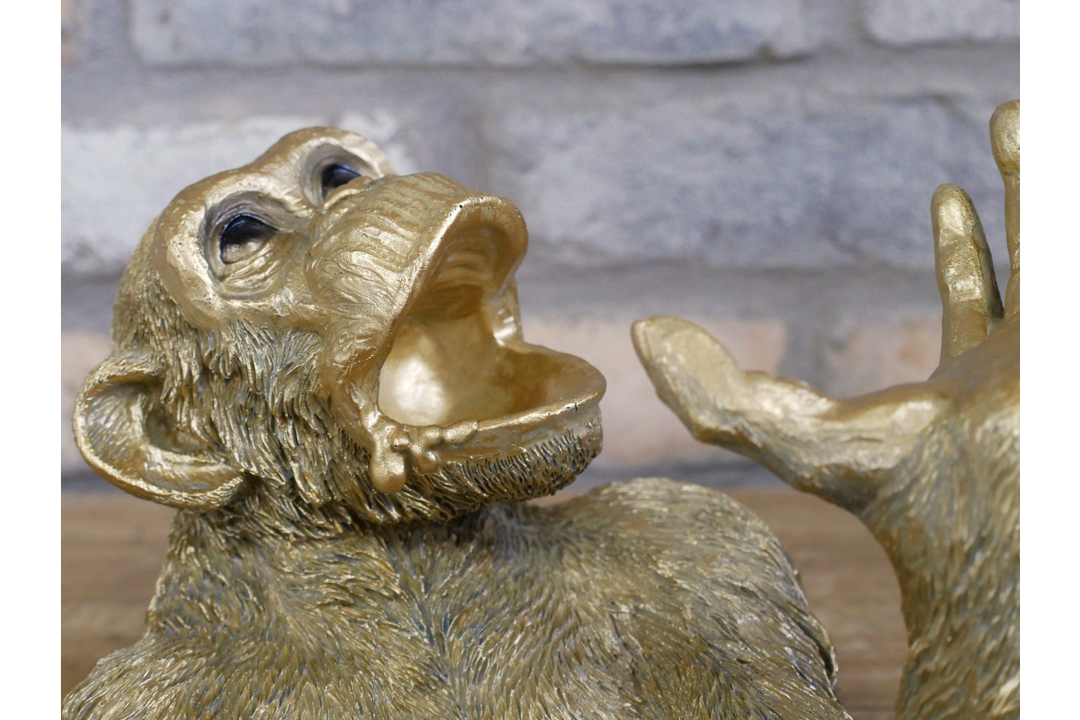 Monkey Bottle Holder – Decorative Animal Wine & Bottle Stand Ornament