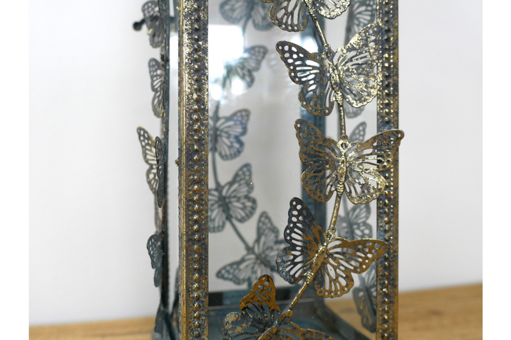 Tall Butterfly Lantern – Elegant Decorative Garden & Home Lantern