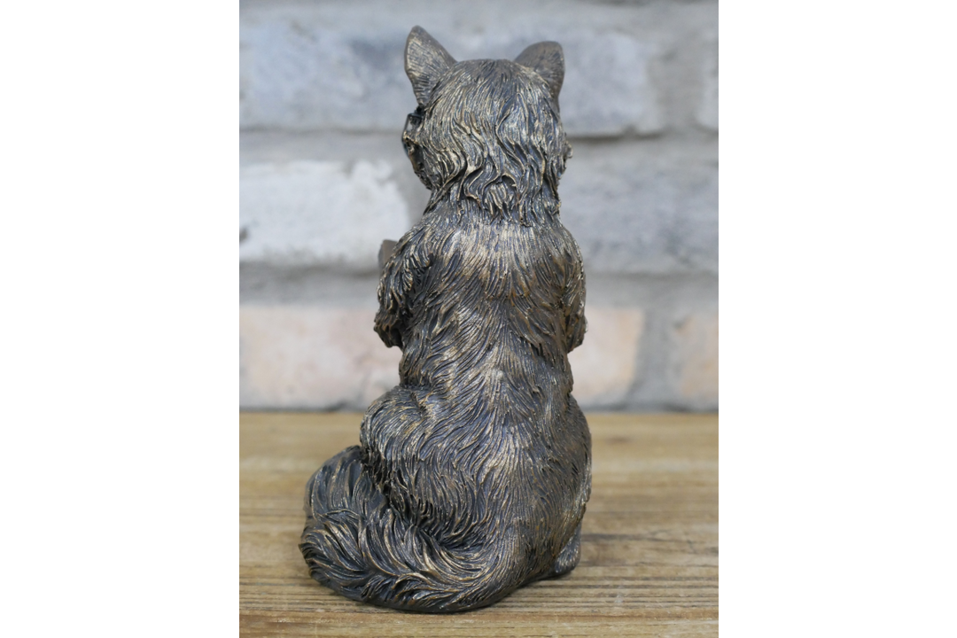 Reading Fox & Rabbit Reading Decor | Whimsical Animal Book Lovers Ornaments