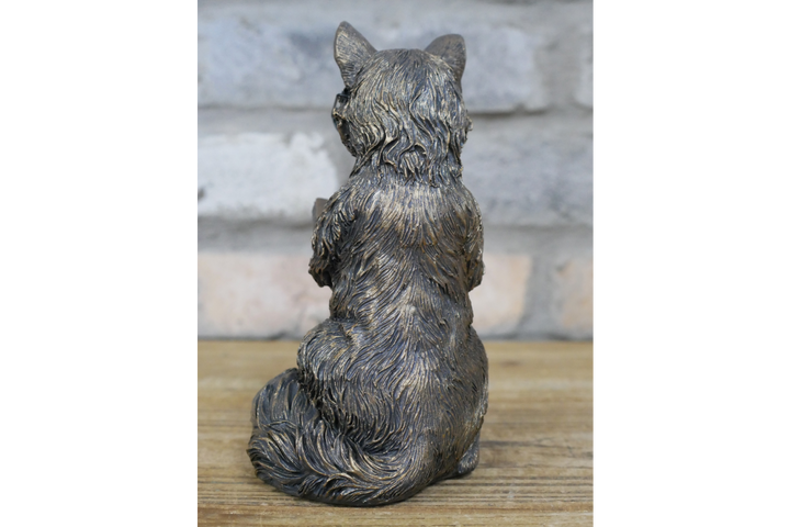 Reading Fox & Rabbit Reading Decor | Whimsical Animal Book Lovers Ornaments