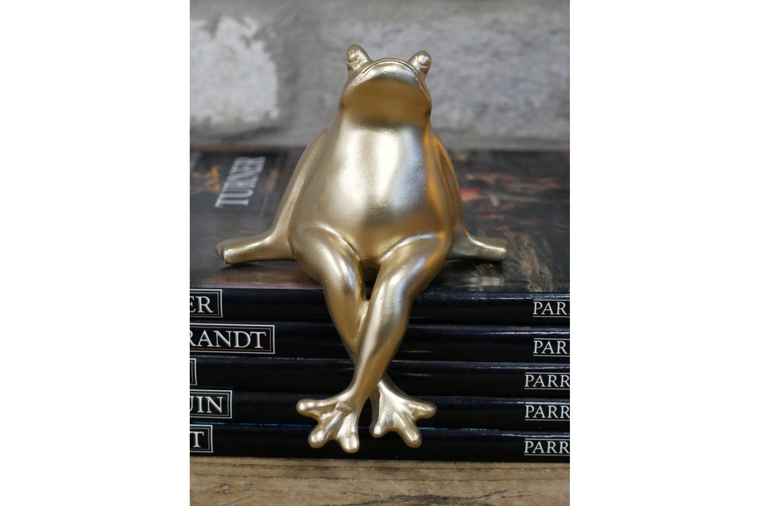 Sitting Frog Ornament – Decorative Garden & Home Frog Figurine