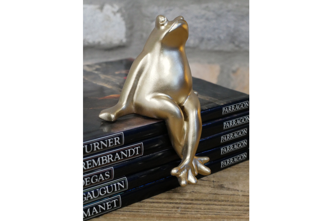 Sitting Frog Ornament – Decorative Garden & Home Frog Figurine