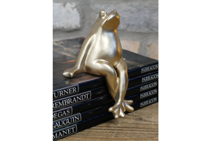 Sitting Frog Ornament – Decorative Garden & Home Frog Figurine