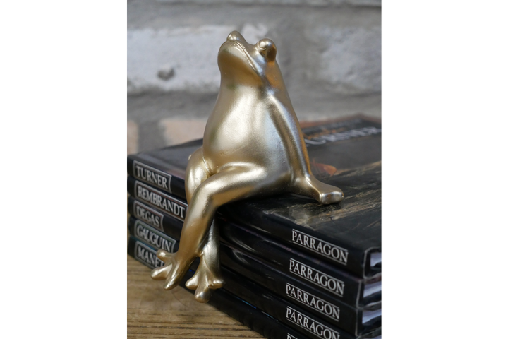 Sitting Frog Ornament – Decorative Garden & Home Frog Figurine