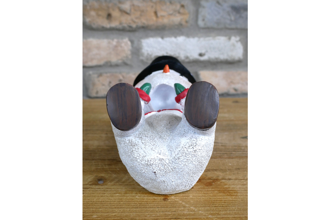 Festive Snowman Wine Holder – Christmas Bottle Holder & Decorative Tableto
