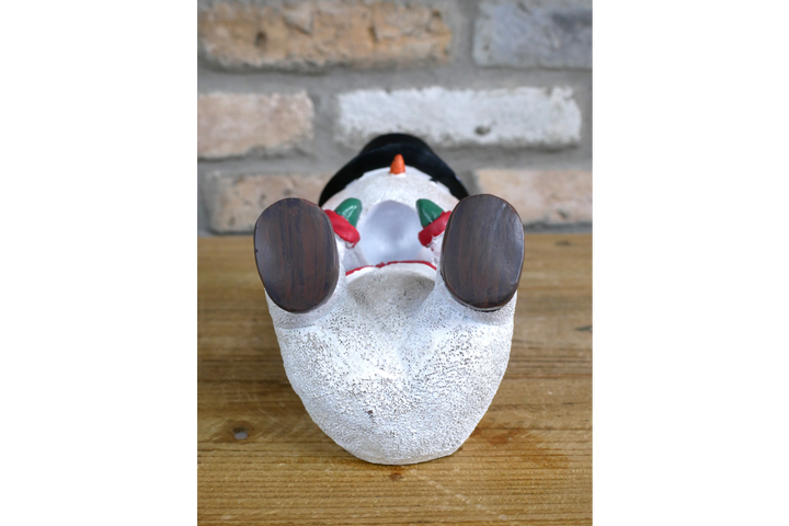 Festive Snowman Wine Holder – Christmas Bottle Holder & Decorative Tableto