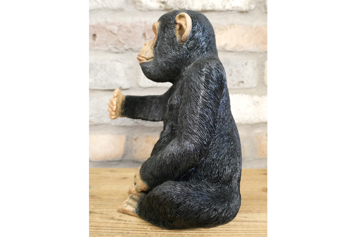 Black Monkey Bottle Holder – Resin Novelty Bar Decor for Home Bar, Garden Bar, Man Cave or Shed