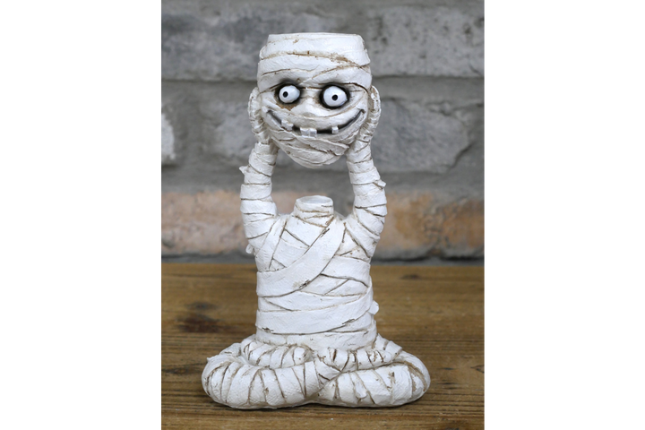 Mummy Candle Holder – Ancient Egyptian Gothic Candle Décor Ornament