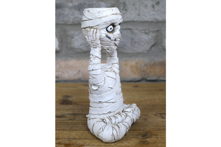 Mummy Candle Holder – Ancient Egyptian Gothic Candle Décor Ornament