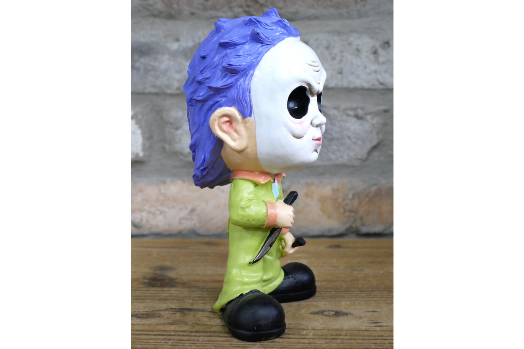 Big Head Clown Figurine – Gothic Horror Clown Halloween Decorative Ornament