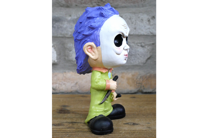 Big Head Clown Figurine – Gothic Horror Clown Halloween Decorative Ornament