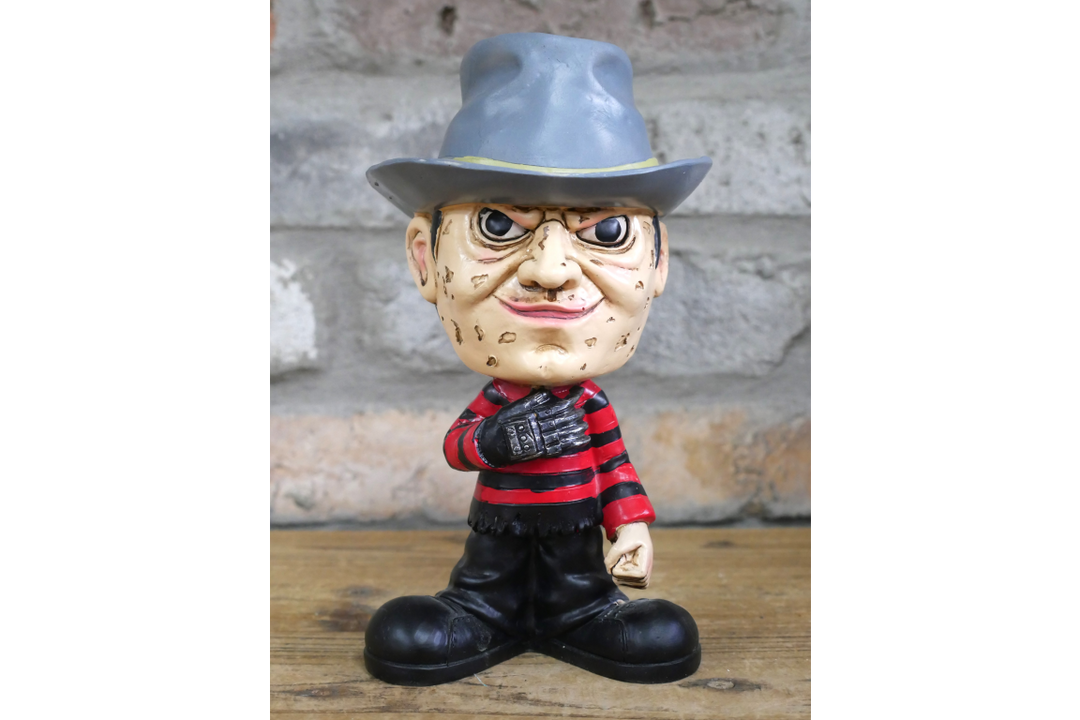Big Head Clown Figurine – Gothic Horror Clown Halloween Decorative Ornament