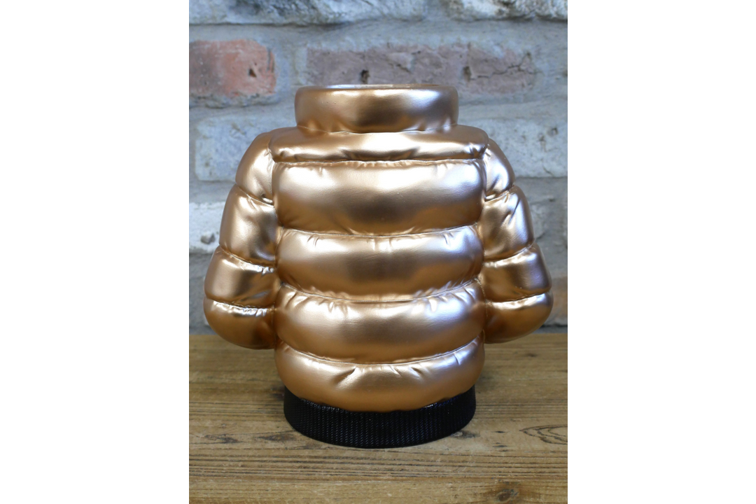 Puffer Jacket Vase | Unique Decorative Jacket-Shaped Planter & Flower Vase