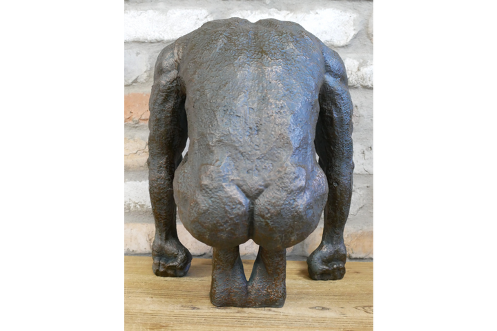 Large Kneeling Man & Woman Sculptures | Decorative Figurine Home Decor