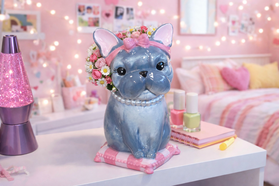Stylish Dog Vases | Ceramic Dog Planters & decorative Home Décor