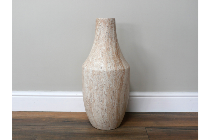 Premium Decorative Glass Vase – Modern Elegant Flower Vase for Home Décor | Available in Medium & Tall Sizes
