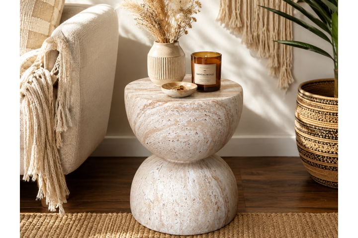 Modern Side Table Set – Elegant Round Accent Tables for Living Room & Home Décor