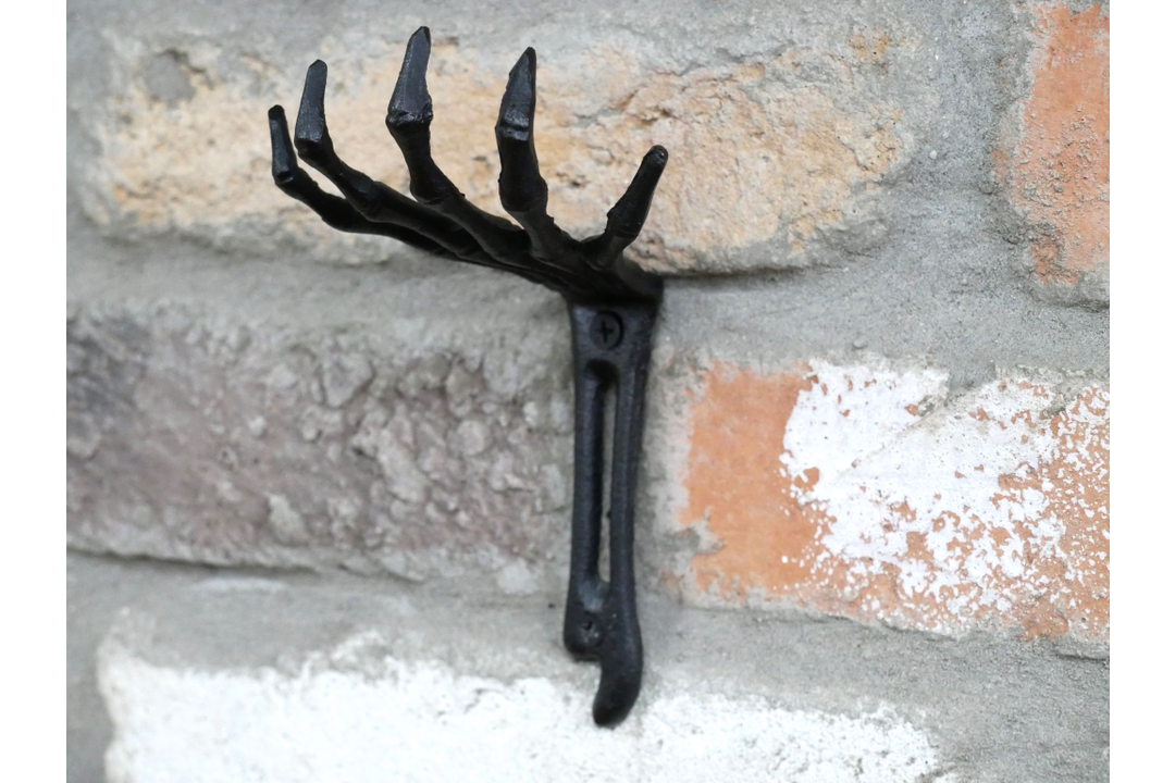 Skeleton Hand Hook – Gothic Halloween Wall Decor & Spooky Coat Hook
