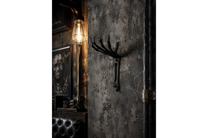 Skeleton Hand Hook – Gothic Halloween Wall Decor & Spooky Coat Hook