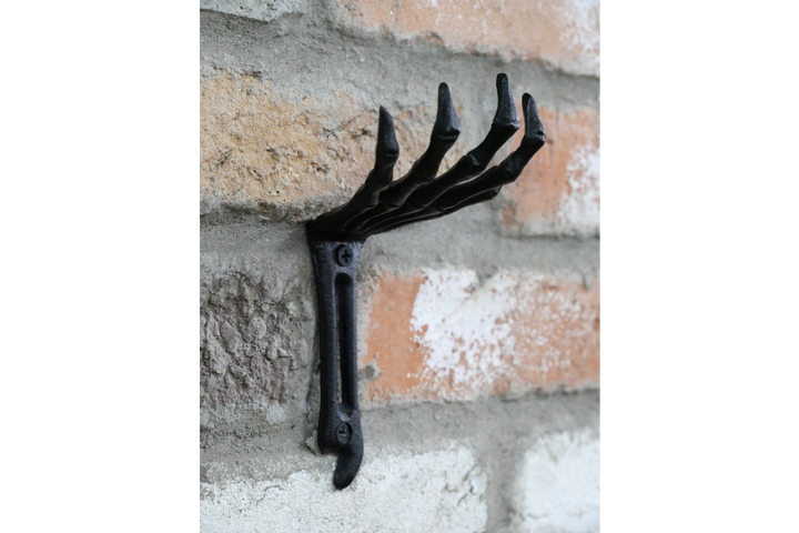 Skeleton Hand Hook – Gothic Halloween Wall Decor & Spooky Coat Hook
