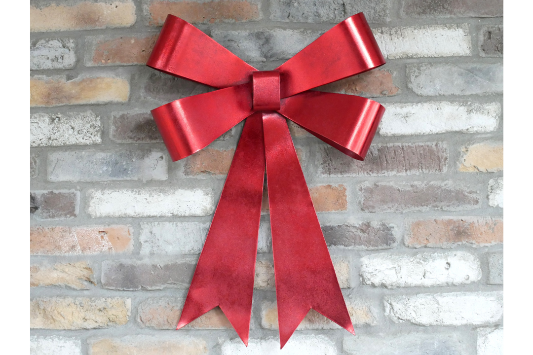 Large Red Bow Decoration – Festive Christmas Door & Wall Décor