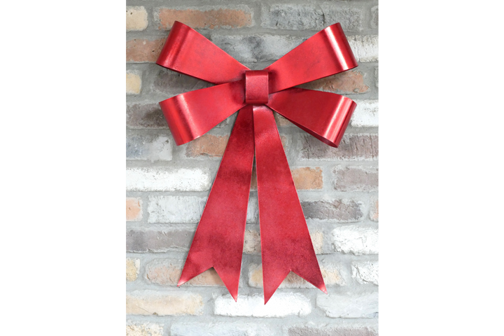 Large Red Bow Decoration – Festive Christmas Door & Wall Décor