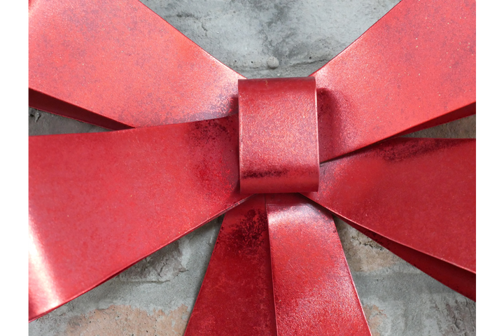 Large Red Bow Decoration – Festive Christmas Door & Wall Décor