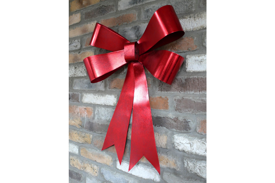 Large Red Bow Decoration – Festive Christmas Door & Wall Décor