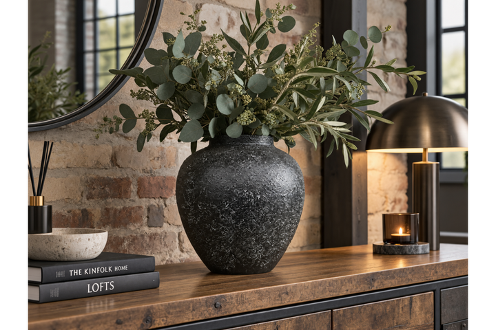 Decorative Metal Vase – Modern Statement Home Décor | Two Variants