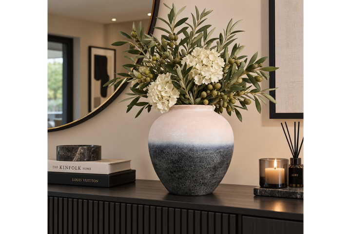 Decorative Metal Vase – Modern Statement Home Décor | Two Variants