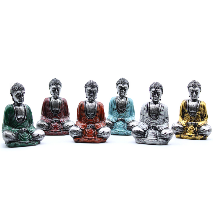 Silver Mini Buddha | Small Buddha Figurines