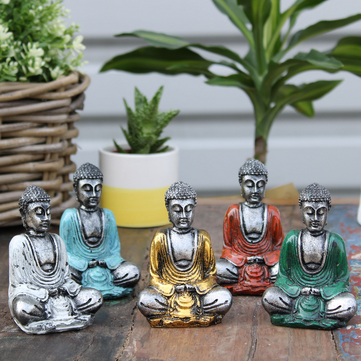 Silver Mini Buddha | Small Buddha Figurines