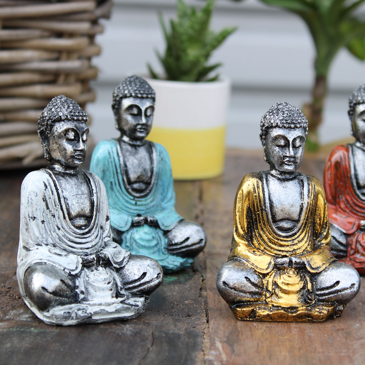 Silver Mini Buddha | Small Buddha Figurines