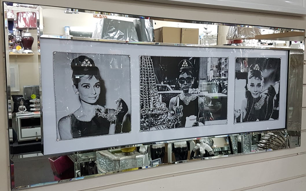 Audrey Hepburn Crystal Liquid Art