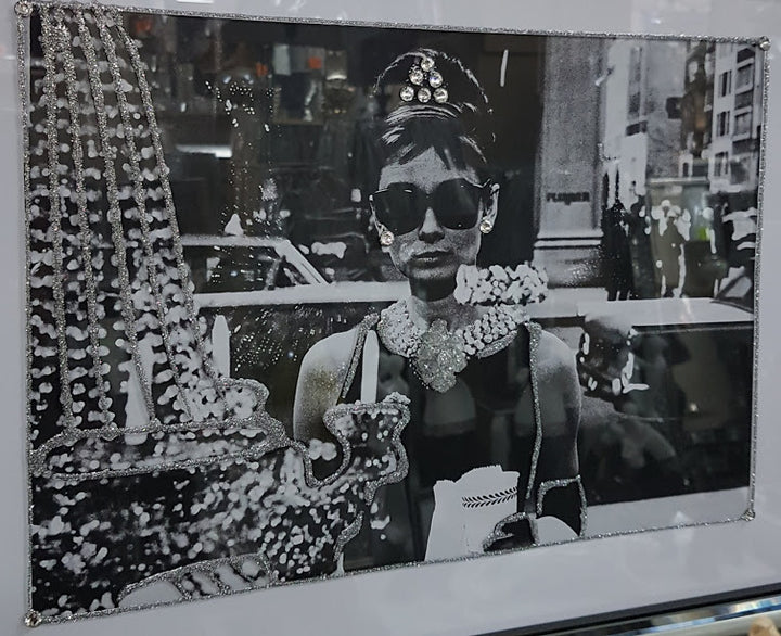 Audrey Hepburn Crystal Liquid Art