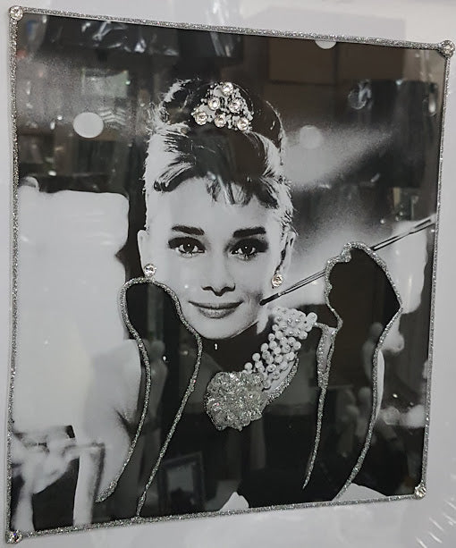 Audrey Hepburn Crystal Liquid Art