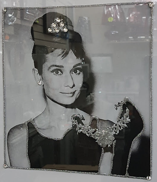 Audrey Hepburn Crystal Liquid Art